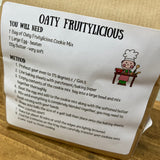 Bake at Home Oaty Fruitylicious Cookie Mix in a Bag.